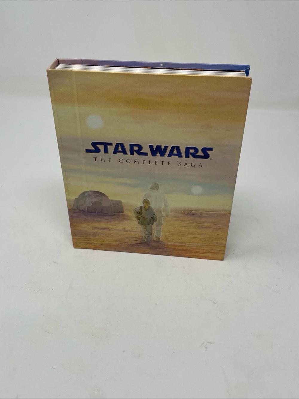 Star Wars Beige Blue Hardcover Art - The Complete Saga